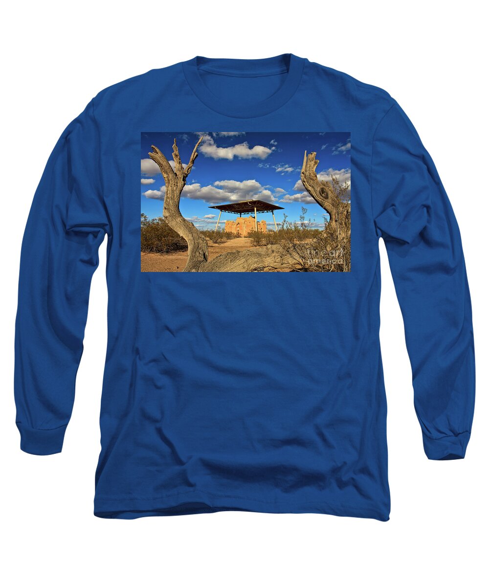 Casa Grande Long Sleeve T-Shirt featuring the photograph Casa Grande Ruins National Monument by Sam Antonio