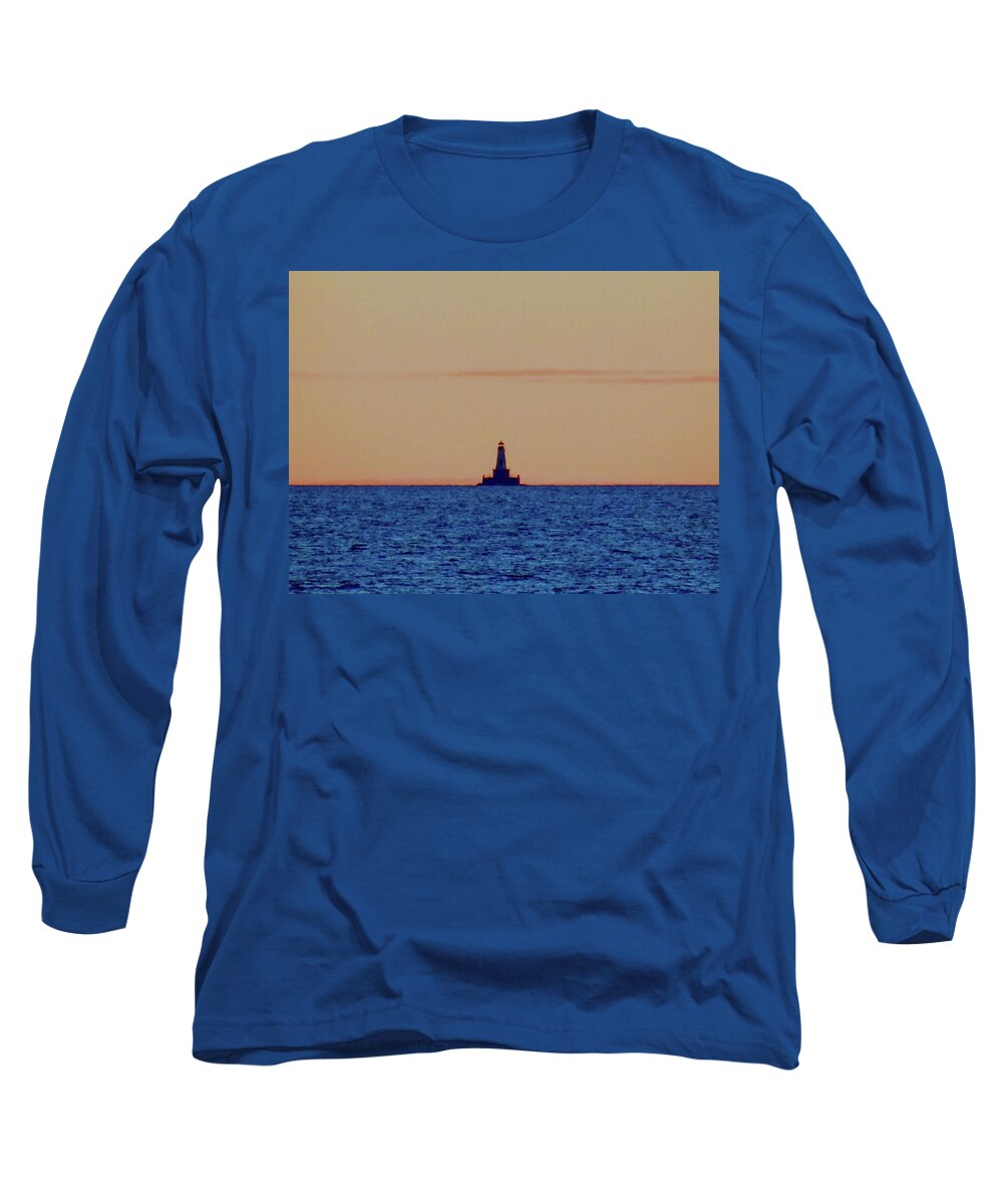 Cape Vincent Long Sleeve T-Shirt featuring the photograph Charity Light by Dennis McCarthy