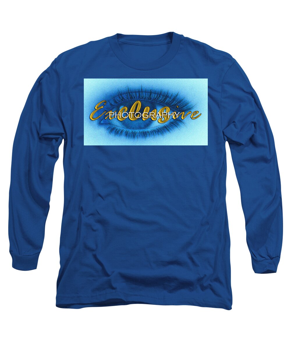 Eye Long Sleeve T-Shirt featuring the digital art EE PHOTOGRAPHY - The Brand by Ee Photography