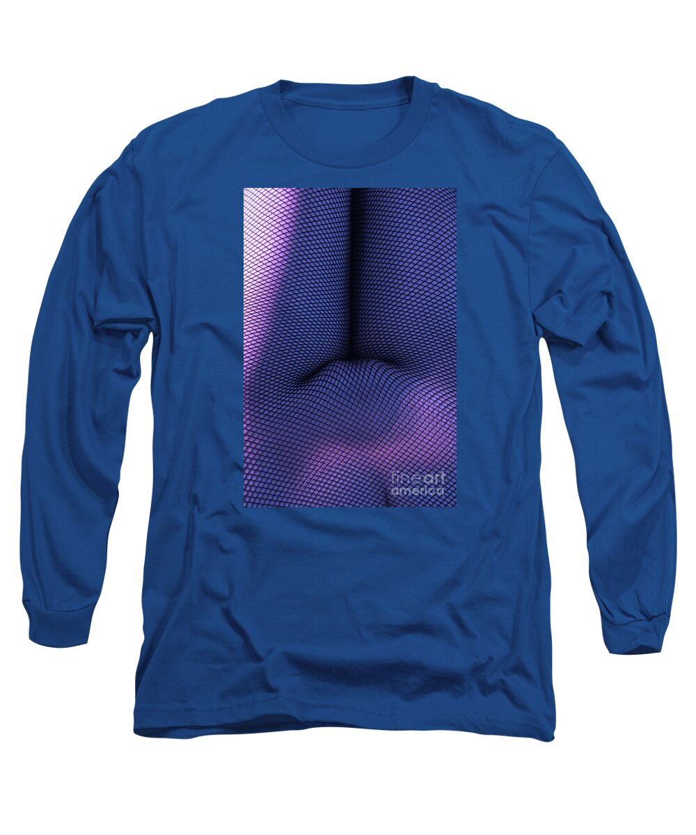 Artistic Long Sleeve T-Shirt featuring the photograph Fetish Blue by Robert WK Clark