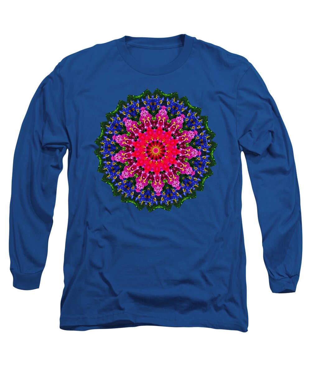 Photography Long Sleeve T-Shirt featuring the photograph Floral Kaleidoscope by Kaye Menner by Kaye Menner