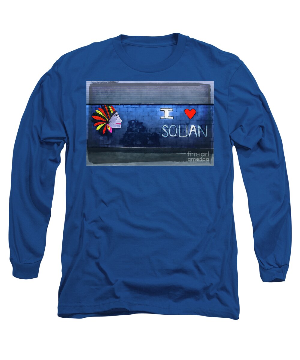 Manasquan Long Sleeve T-Shirt featuring the photograph I Love Squan by Colleen Kammerer