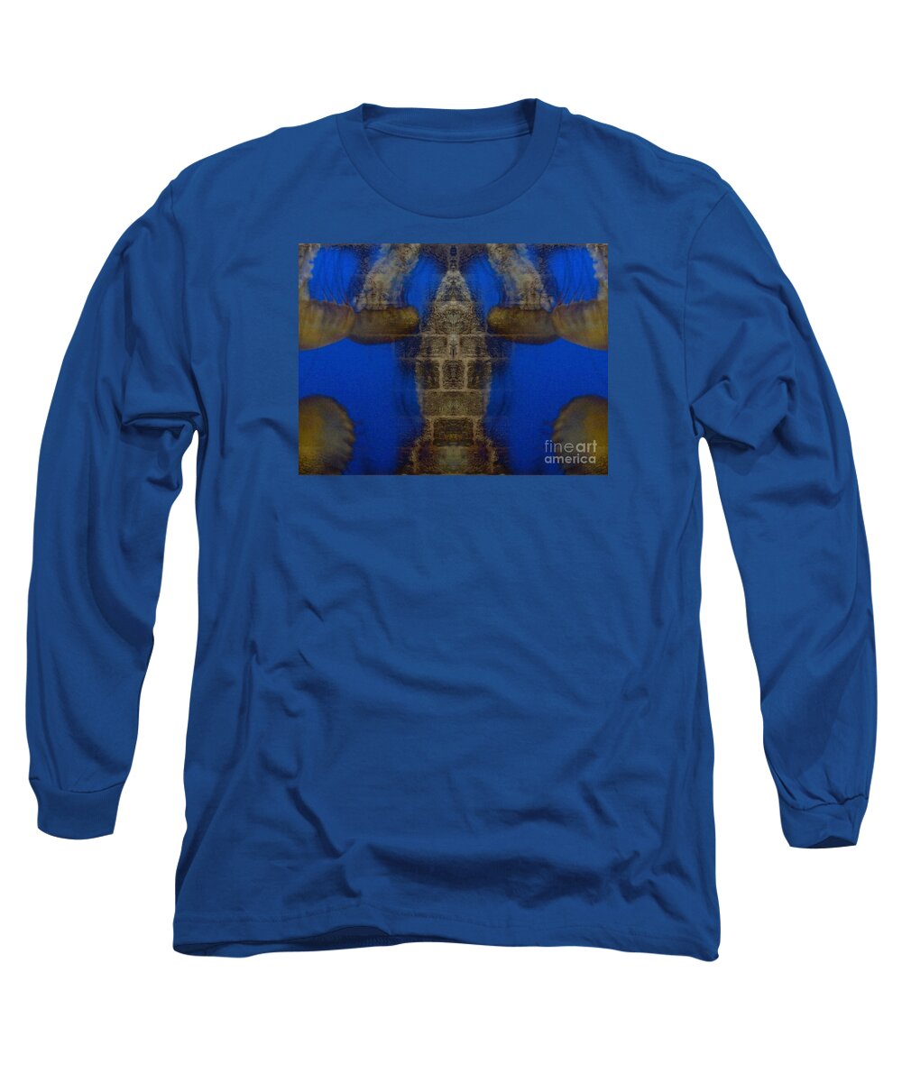 Jelly Fish Long Sleeve T-Shirt featuring the digital art Jelly Fish 2 by Rindi Rehs