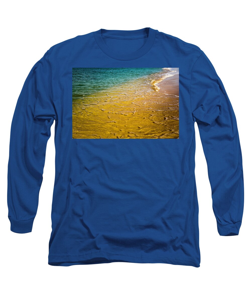 Beach Long Sleeve T-Shirt featuring the photograph Kaanapali Beach by Christopher Johnson