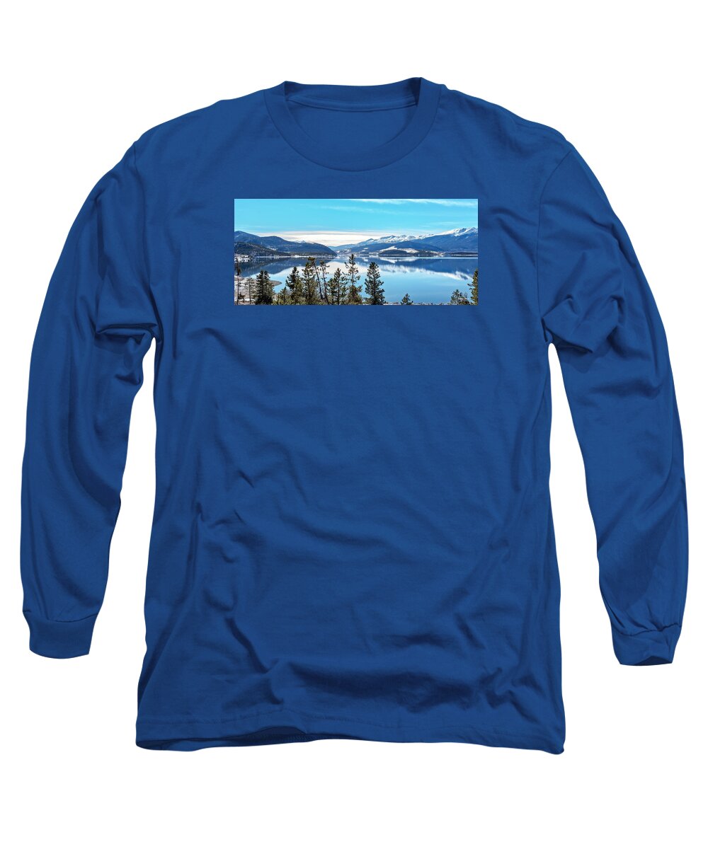 Lake Dillon Long Sleeve T-Shirt featuring the photograph Lake Dillon Colorado by Stephen Johnson
