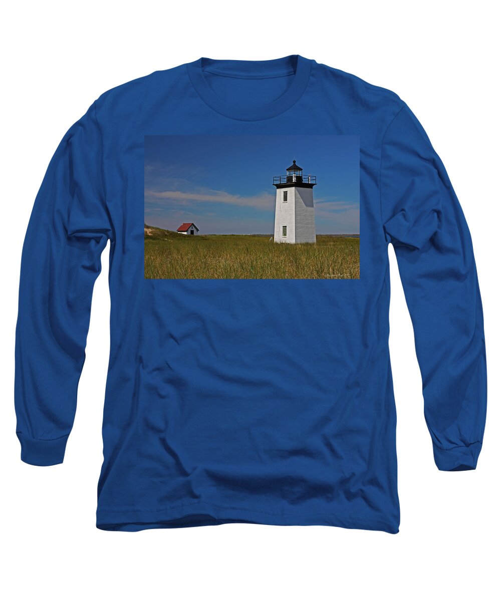 Cape Cod Long Sleeve T-Shirt featuring the photograph Long Point Lighthouse by Suzanne Stout