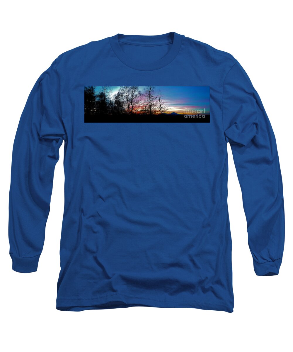 Landscape Long Sleeve T-Shirt featuring the photograph Pastels by Brianna Kelly