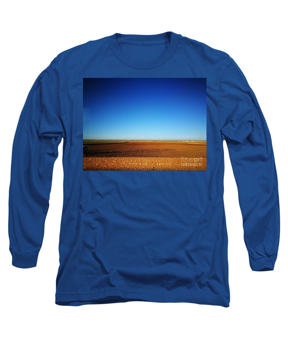 Landscape Long Sleeve T-Shirt featuring the photograph Red soil by Jarek Filipowicz
