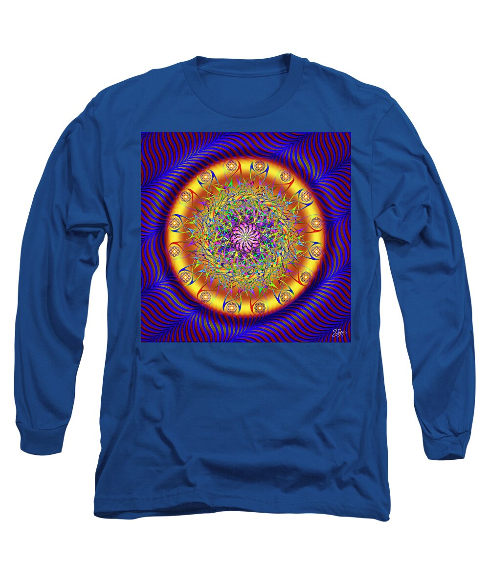 Endre Long Sleeve T-Shirt featuring the photograph Sacred Geometry 649 by Endre Balogh