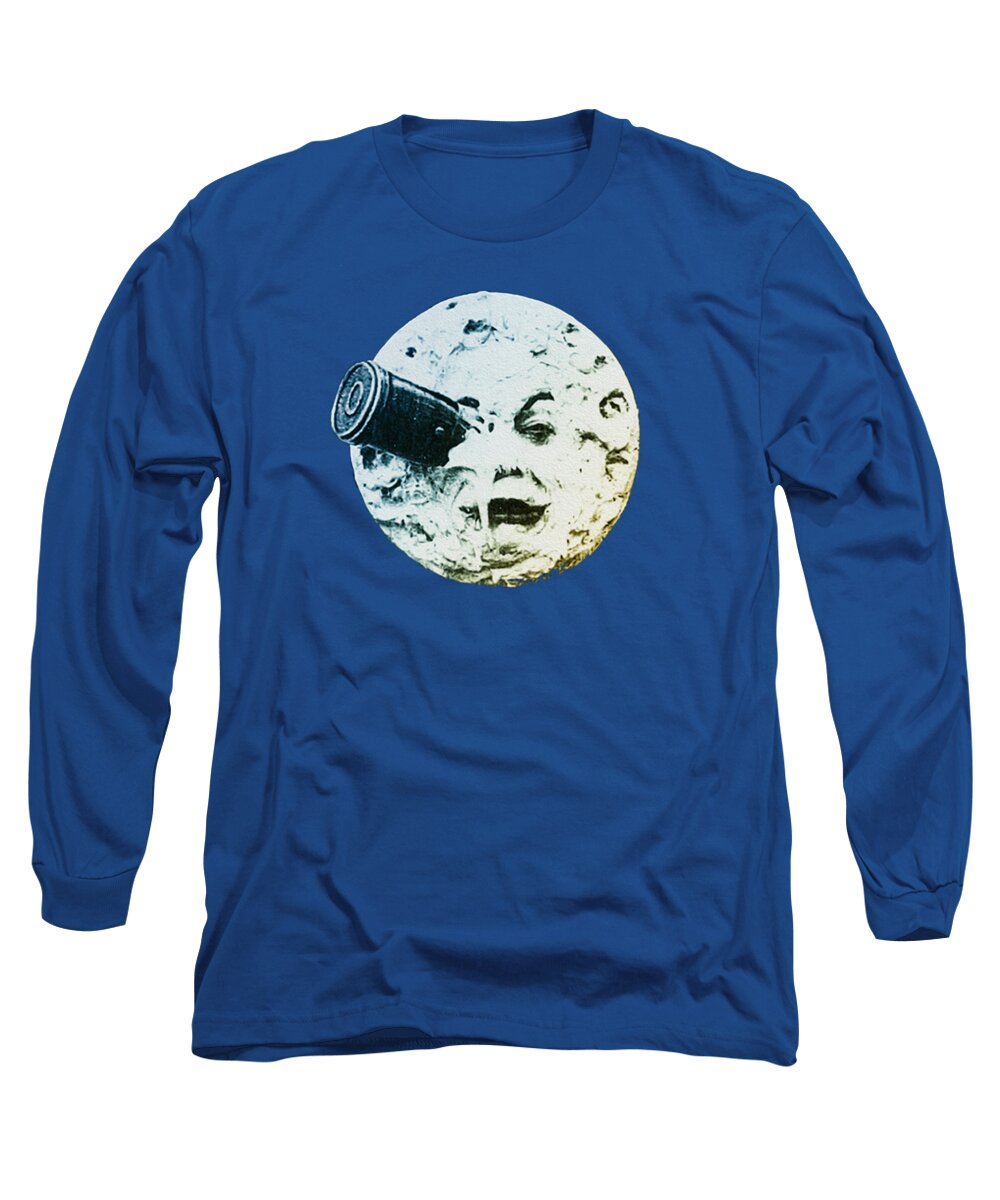 Moon Long Sleeve T-Shirt featuring the photograph Shoot the Moon by Bill Cannon