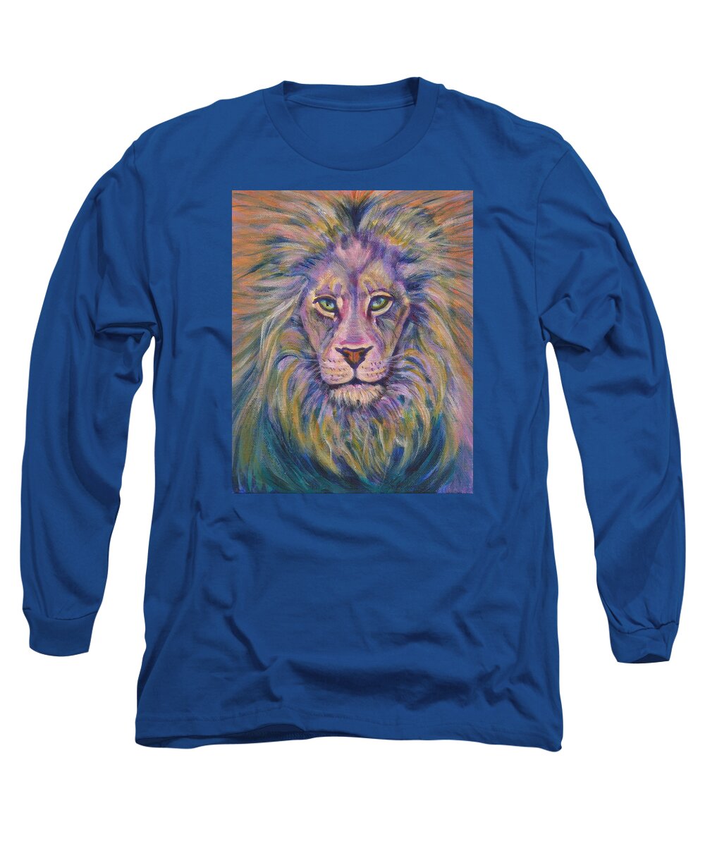 Wildlife Long Sleeve T-Shirt featuring the painting Spoils of the Hunt by Linda Markwardt