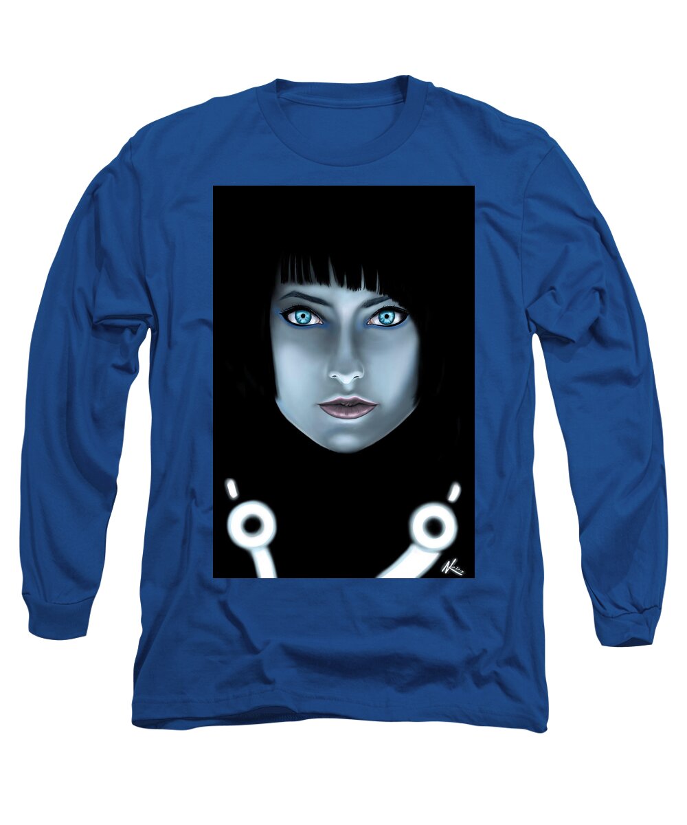 Science Fiction Long Sleeve T-Shirt featuring the digital art The Last of the ISOs by Norman Klein