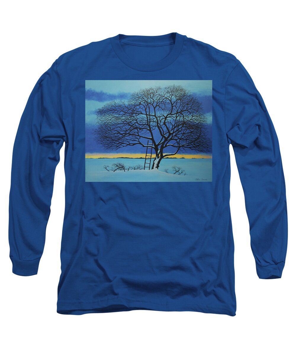 Sky Long Sleeve T-Shirt featuring the painting Under Heaven by Arthur Barnes