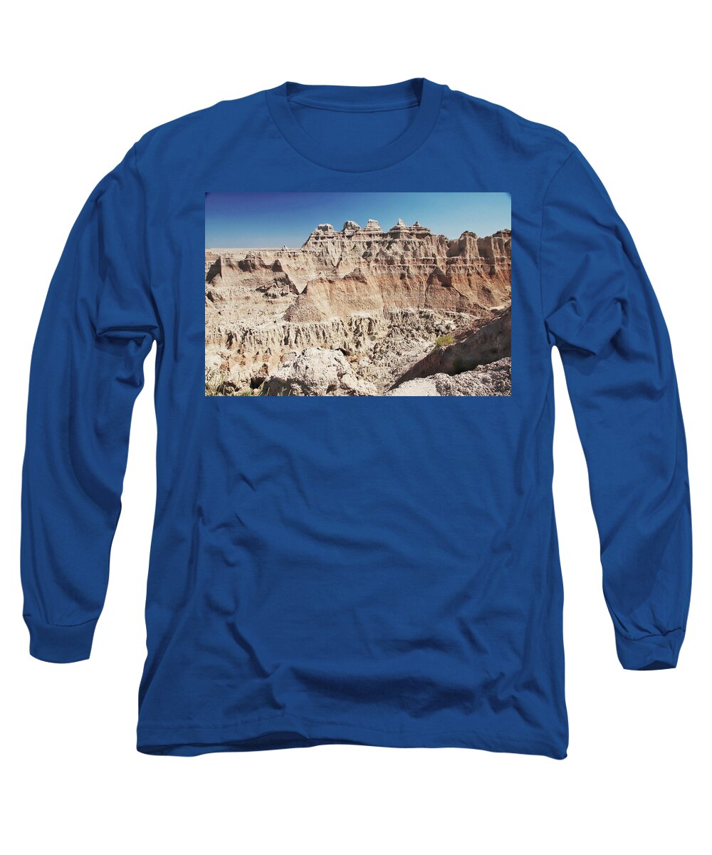 Badlands Long Sleeve T-Shirt featuring the photograph Badlands #3 by Susan Jensen