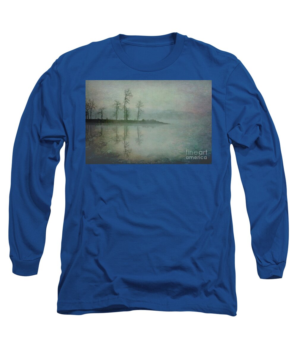 Fog Long Sleeve T-Shirt featuring the photograph Misty Tranquility by Ken Johnson