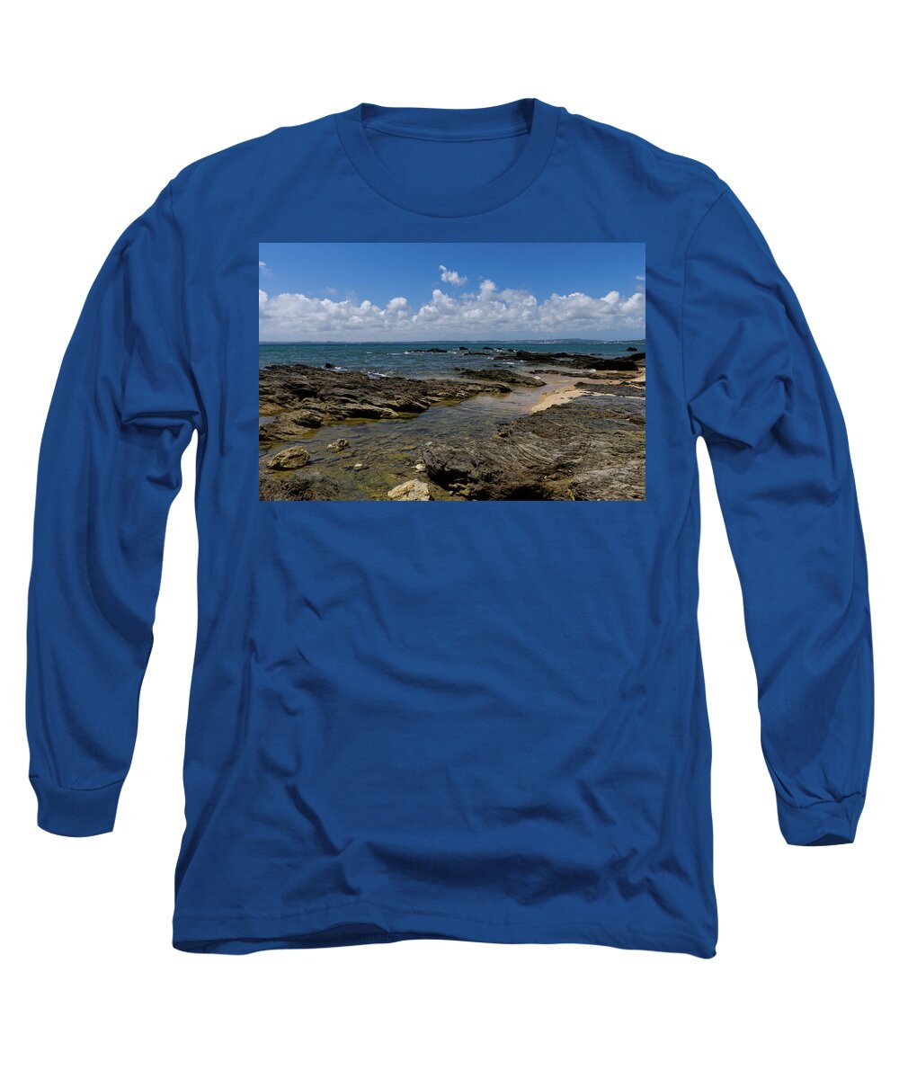 Low Tide Long Sleeve T-Shirt featuring the photograph Retreat by Eric Hafner