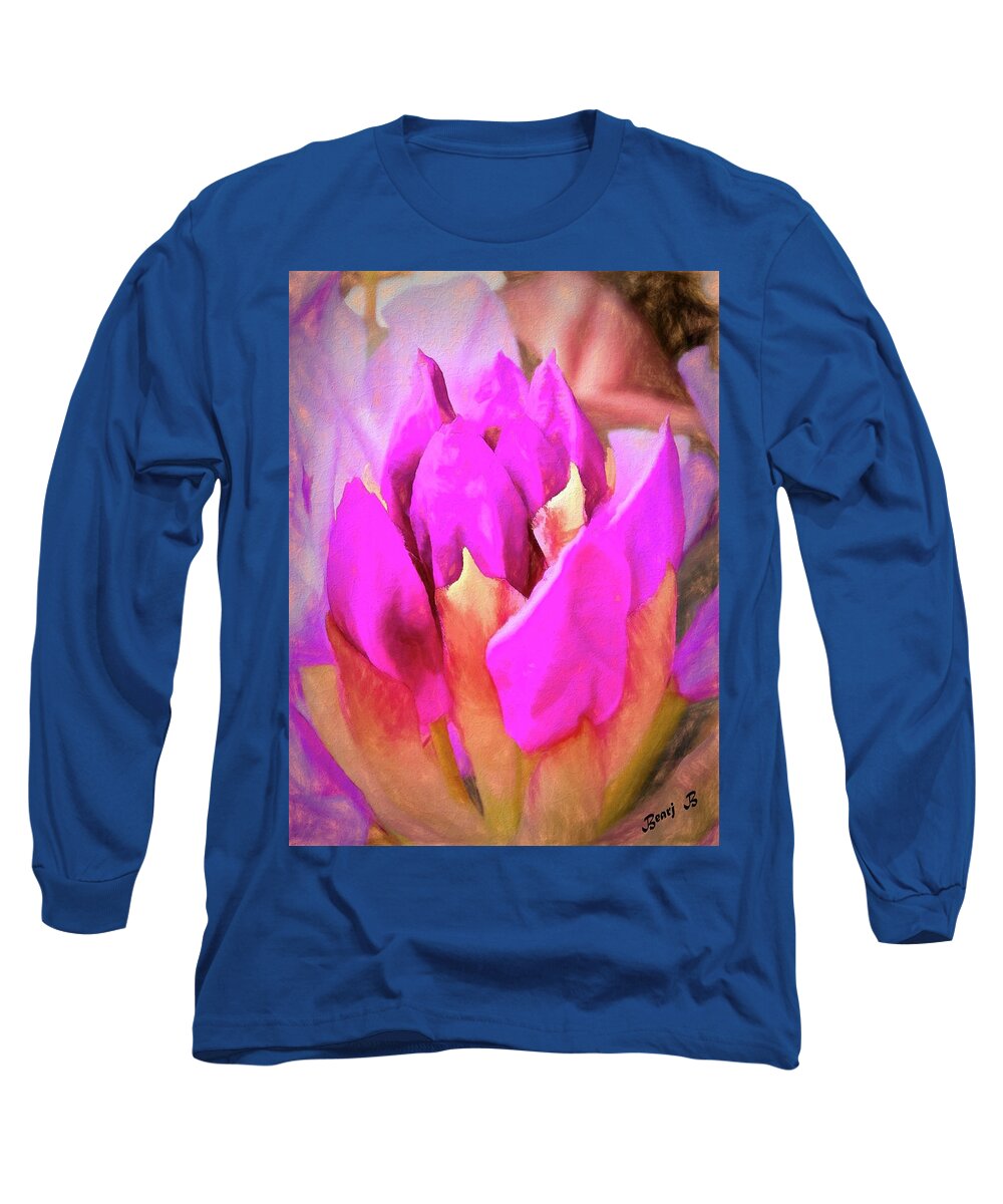 Floral Long Sleeve T-Shirt featuring the photograph Rhododendron by Bearj B Photo Art
