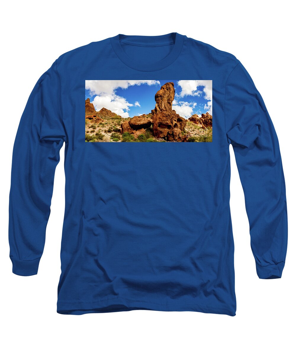  Long Sleeve T-Shirt featuring the photograph Ape Rock Sculpture by Robert Bales