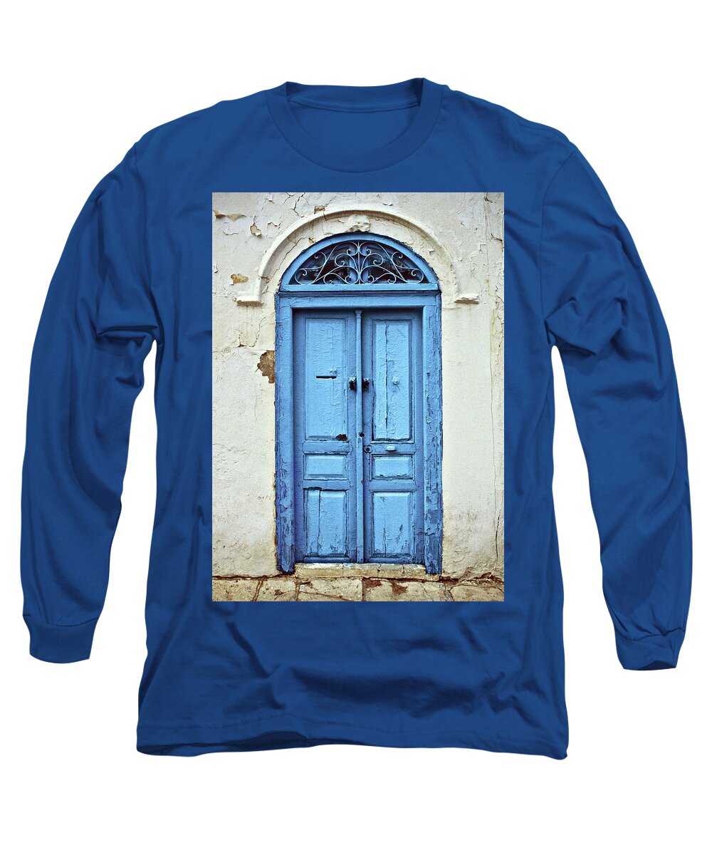 Porta Araba Long Sleeve T-Shirt featuring the photograph Arabic door by Al Fio Bonina