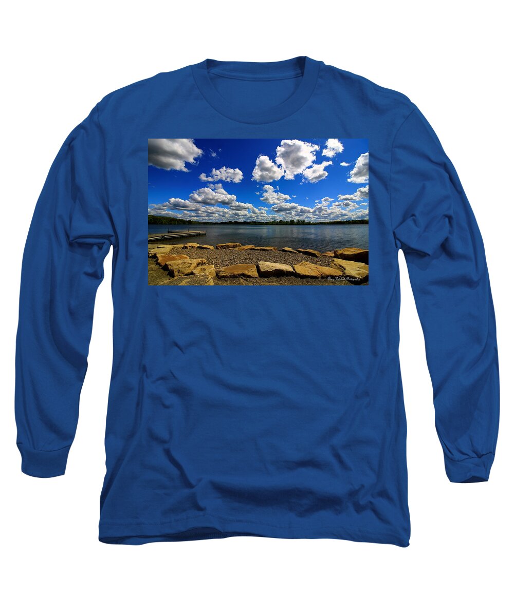 Landscape Long Sleeve T-Shirt featuring the photograph Cloud Parade by Mary Walchuck