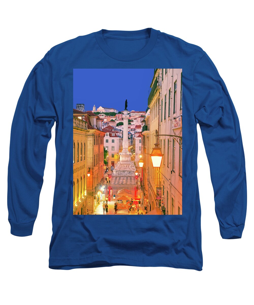 Europe Long Sleeve T-Shirt featuring the photograph Dinner with Dom Pedro by Martyn Boyd