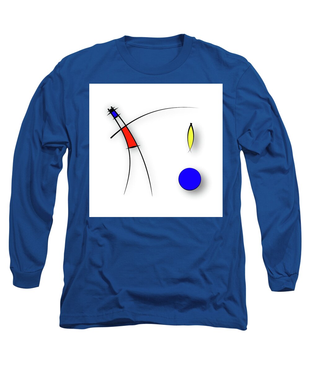 Fisherman Long Sleeve T-Shirt featuring the digital art Fisherman s by Pal Szeplaky