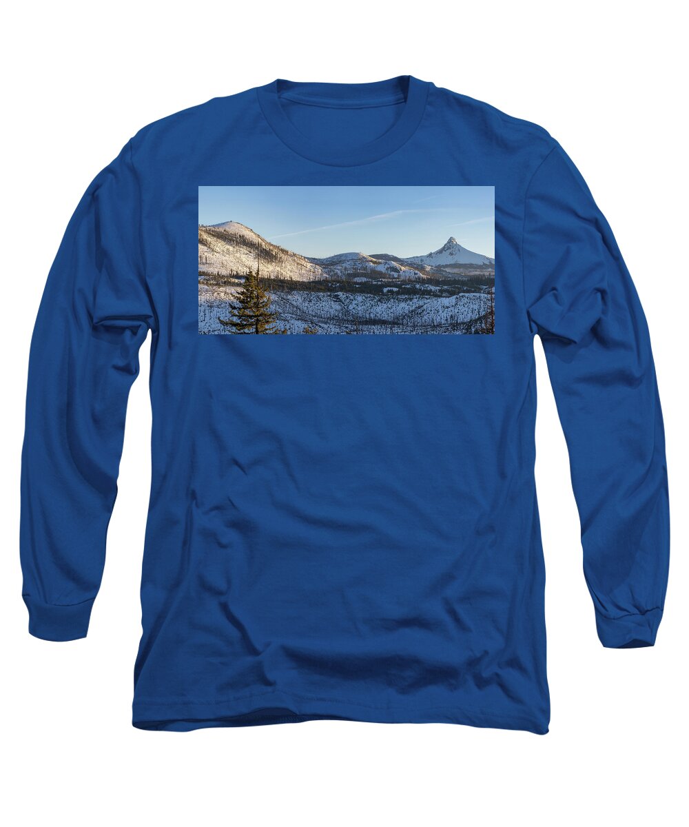  Long Sleeve T-Shirt featuring the photograph Mount Washinton Panorama by Belinda Greb