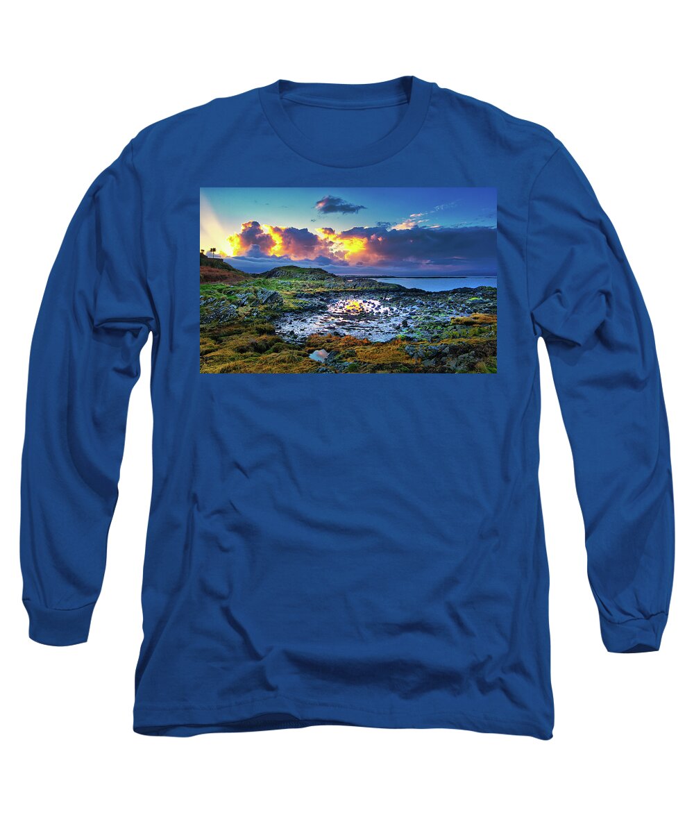 Andbc Long Sleeve T-Shirt featuring the photograph Sky Pool by Martyn Boyd