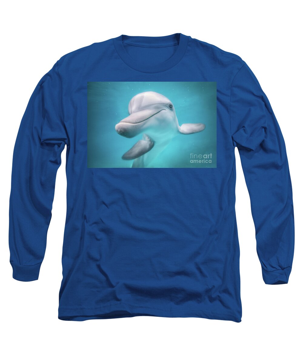 Clearwater Long Sleeve T-Shirt featuring the photograph Somefin Special by John Hartung  ArtThatSmiles com