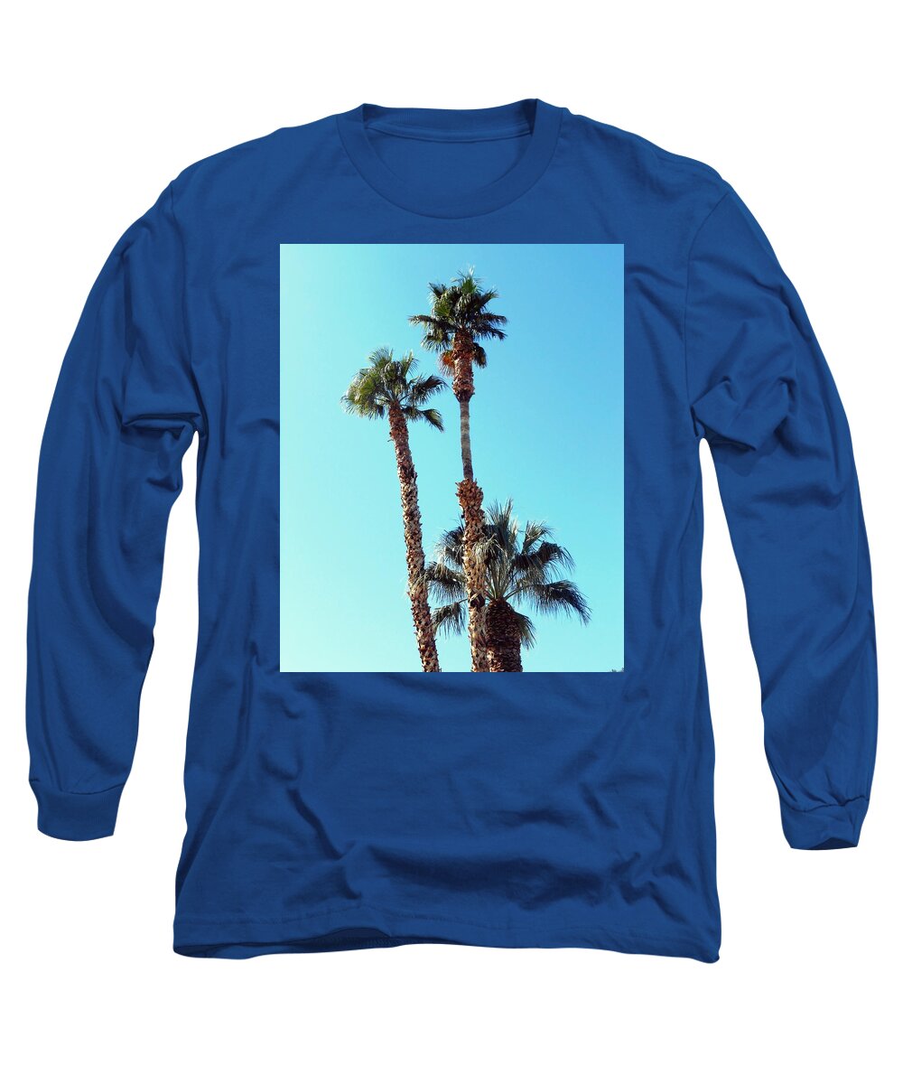 Palm Trees Long Sleeve T-Shirt featuring the photograph Sunny Afternoon by Dietmar Scherf