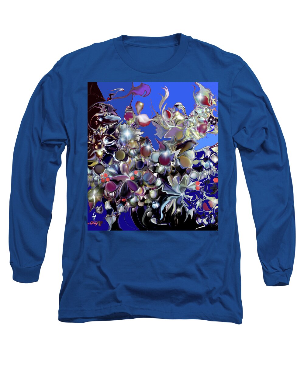 Digital Long Sleeve T-Shirt featuring the digital art The Boot by Loxi Sibley
