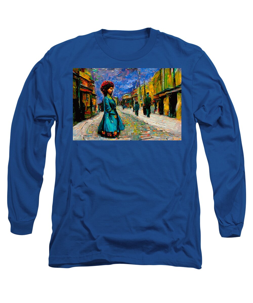 Vincent Van Gogh Long Sleeve T-Shirt featuring the digital art Van Gogh #8 by Craig Boehman