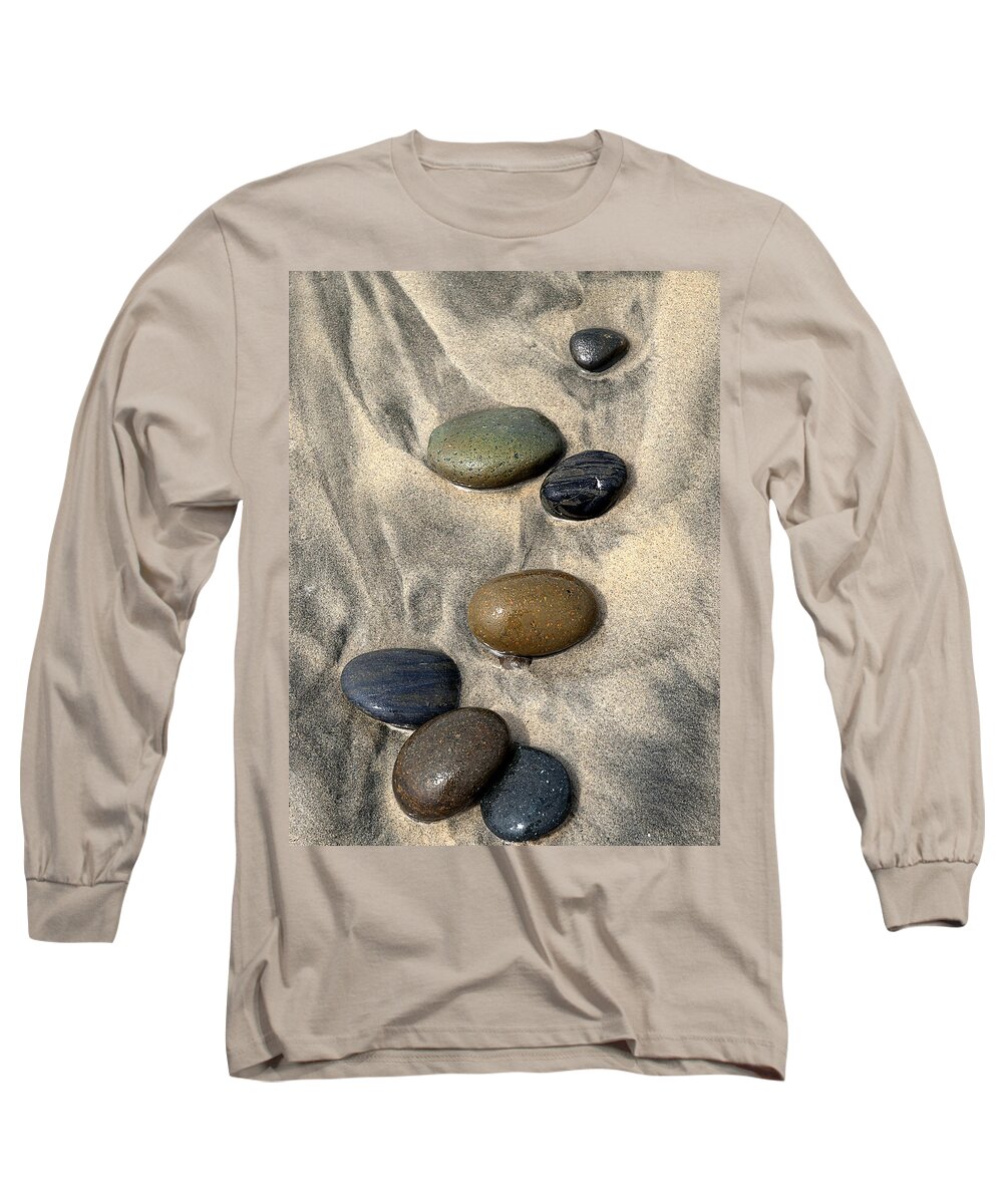 Beach Long Sleeve T-Shirt featuring the photograph Seven by Joe Schofield