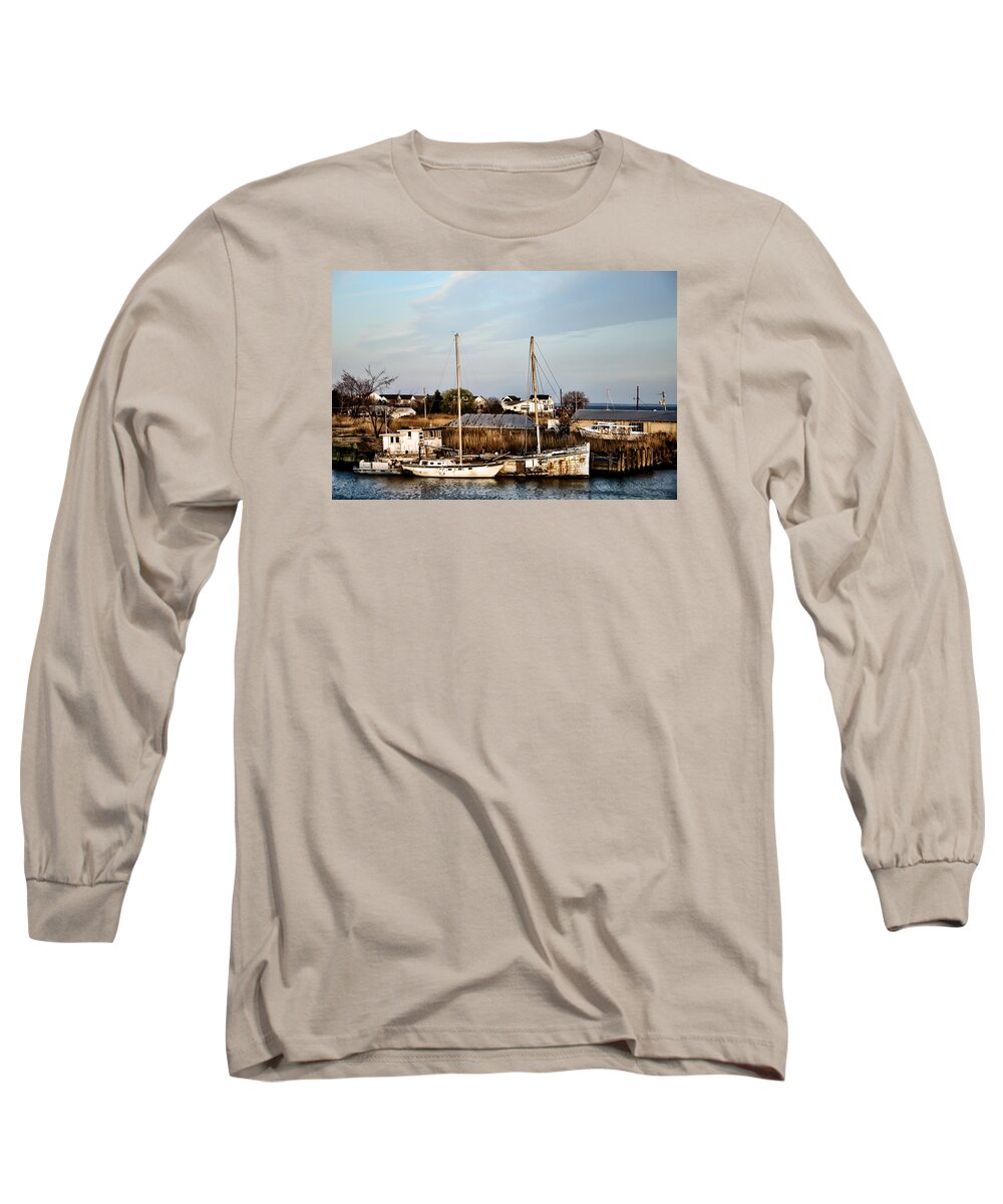 Tilghman Long Sleeve T-Shirt featuring the photograph Tilghman Island Maryland #2 by Bill Cannon