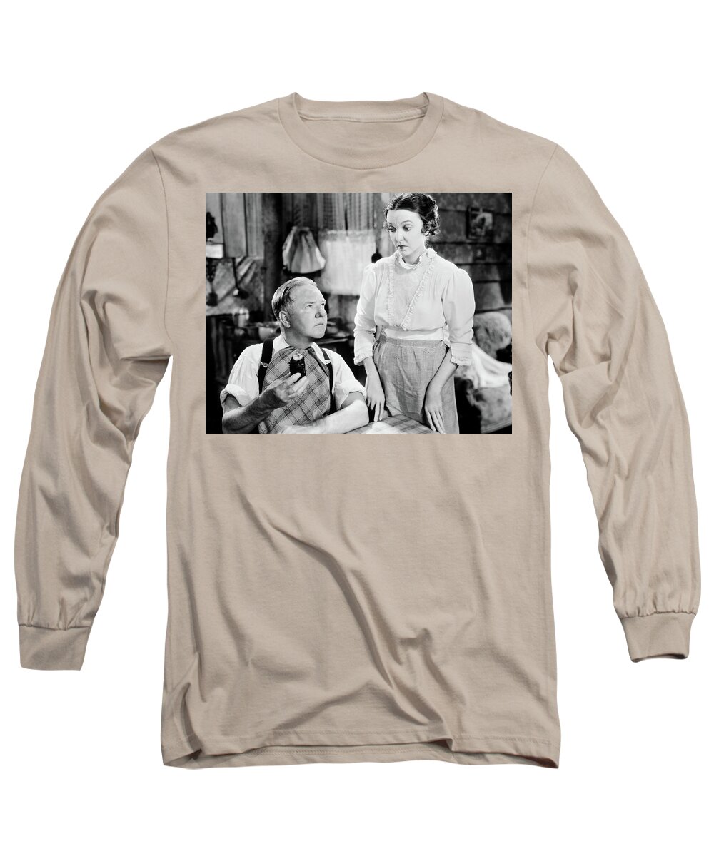 1920 Long Sleeve T-Shirt featuring the photograph W.c. Fields by Granger