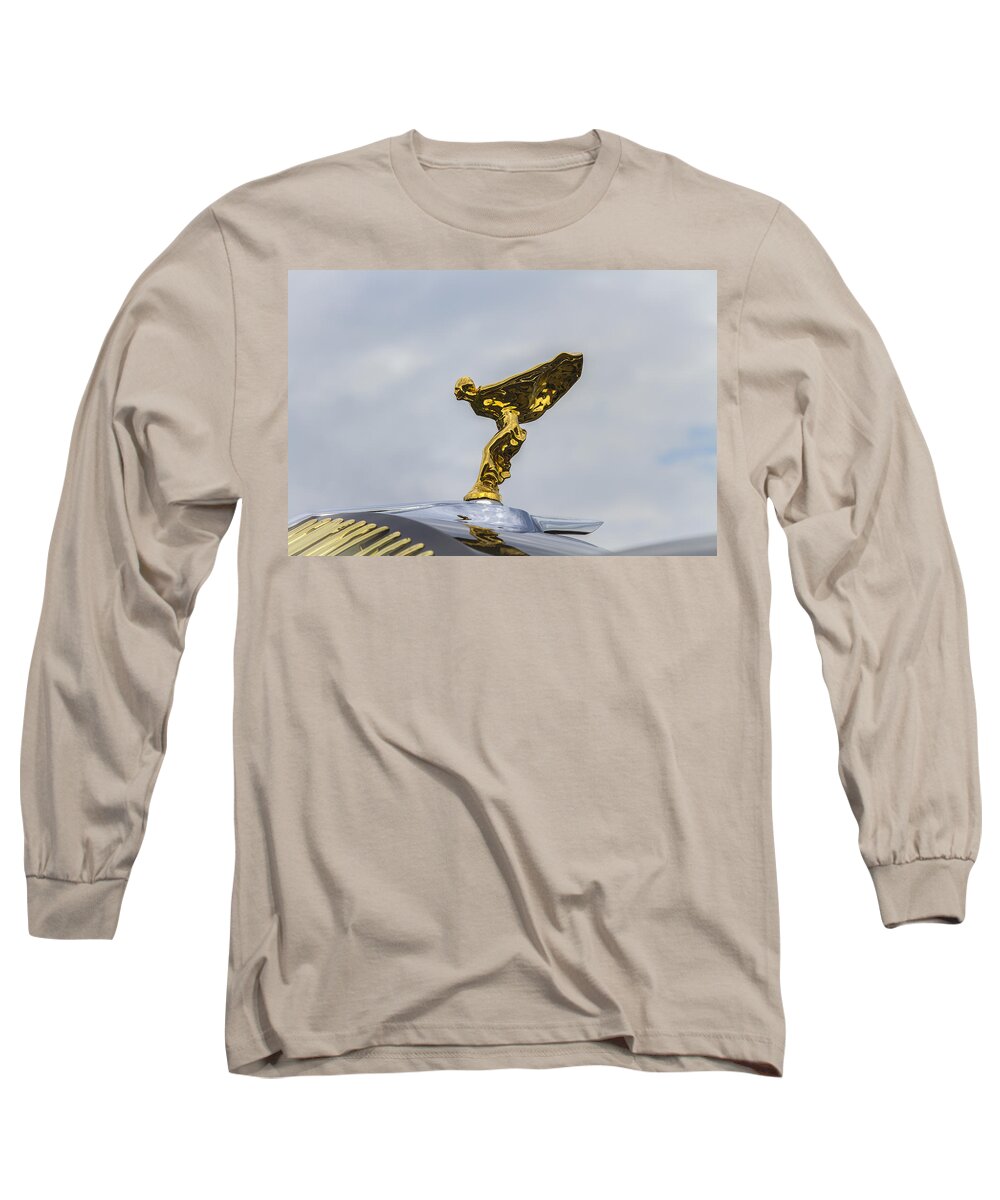 Glenmoor Long Sleeve T-Shirt featuring the photograph 1937 47 Rolls Royce by Jack R Perry