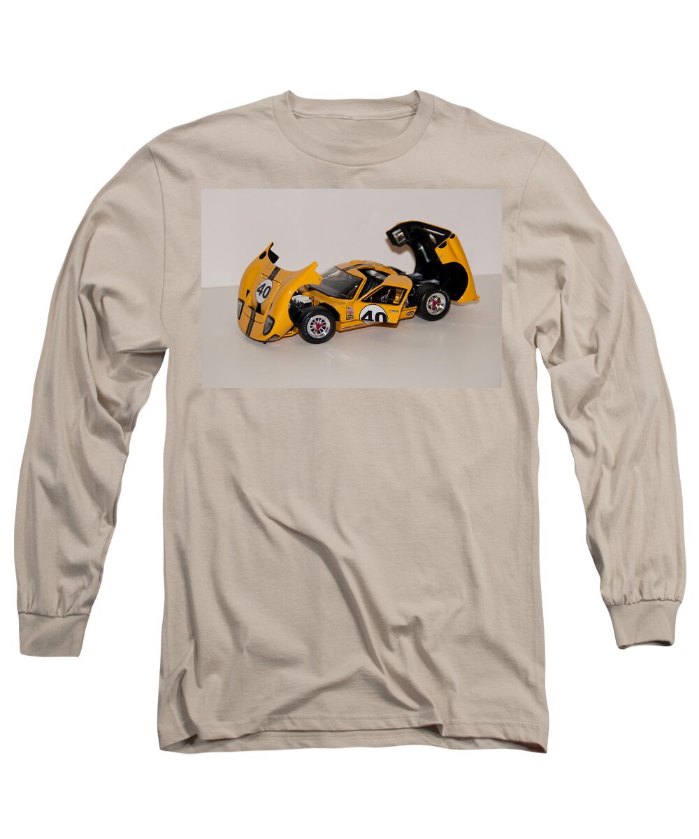 Ford Long Sleeve T-Shirt featuring the photograph 1966 Ford GT40 - Diecast by John Black