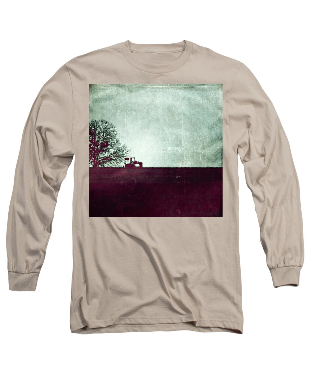 Tree Long Sleeve T-Shirt featuring the photograph All That's Left Behind by Trish Mistric