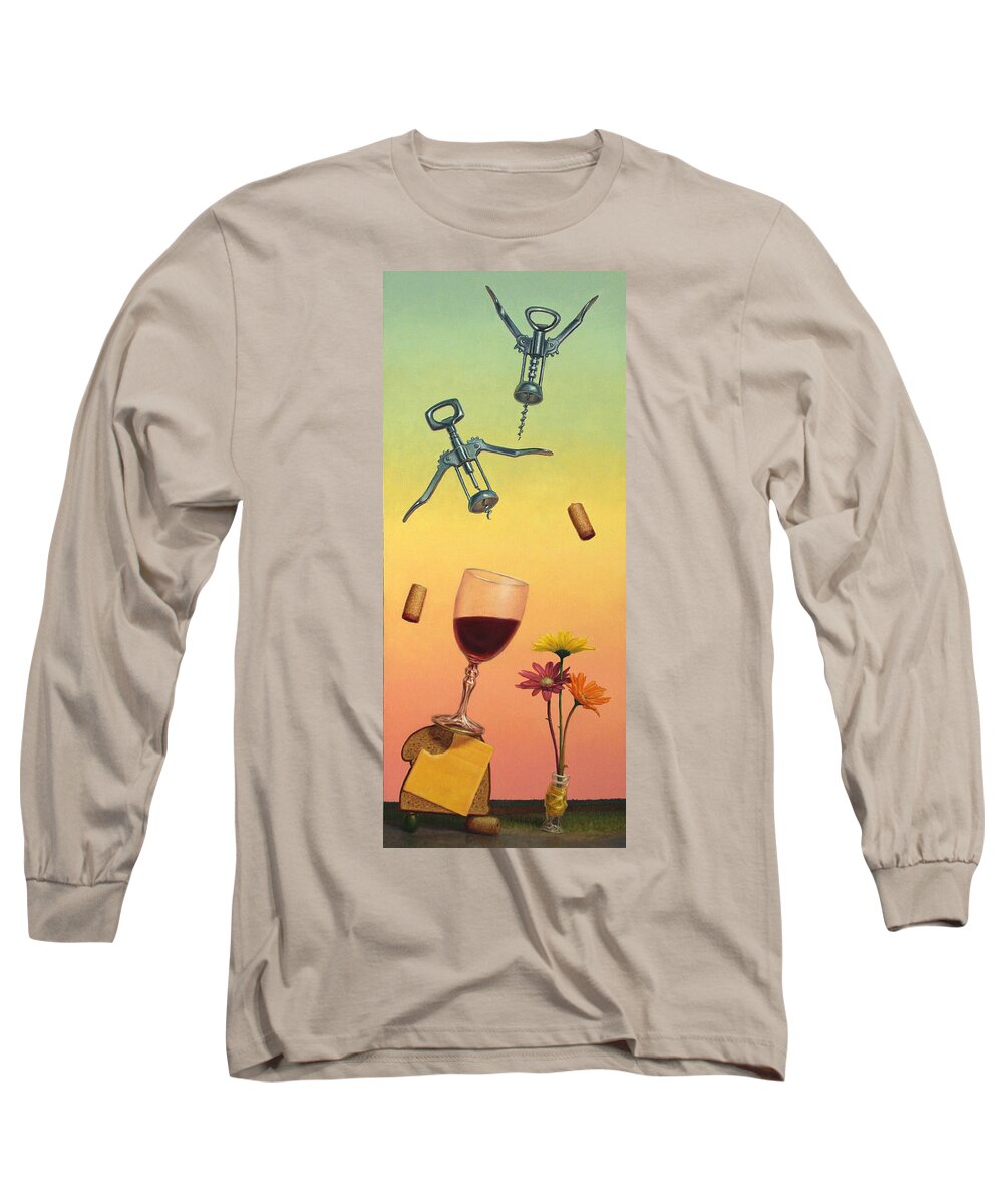Still-life Long Sleeve T-Shirt featuring the painting Body and Soul by James W Johnson