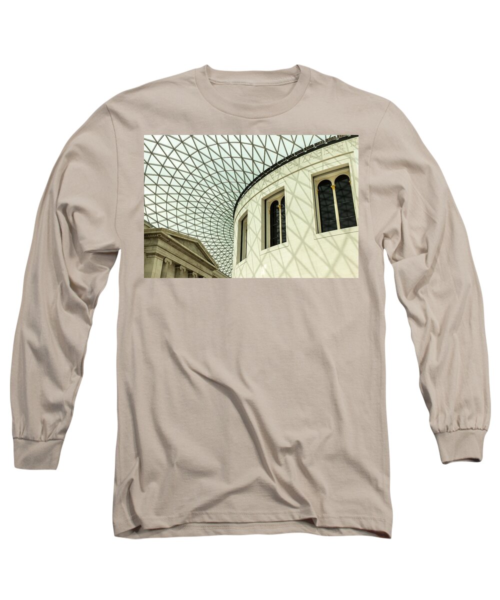 British Museum Long Sleeve T-Shirt featuring the photograph British Museum 1 by Nigel R Bell