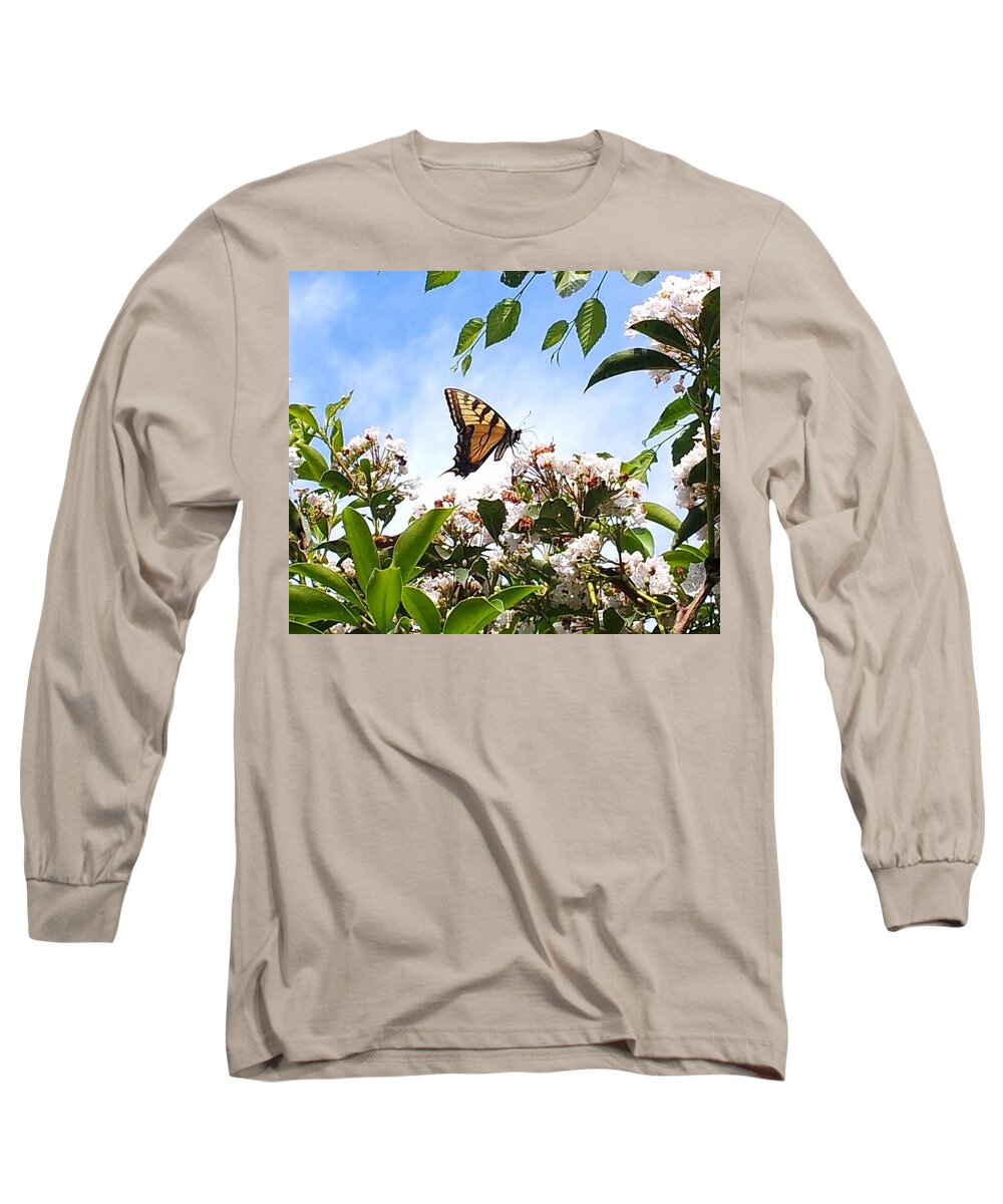 Butterfly Long Sleeve T-Shirt featuring the photograph Butterfly by Dani McEvoy