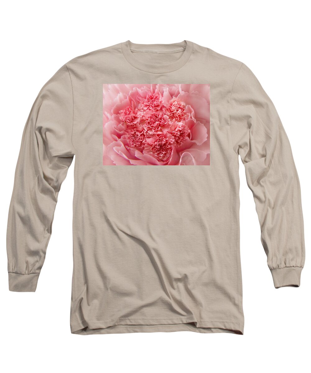 Pink Carnations Long Sleeve T-Shirt featuring the photograph Carnations by Marina Kojukhova