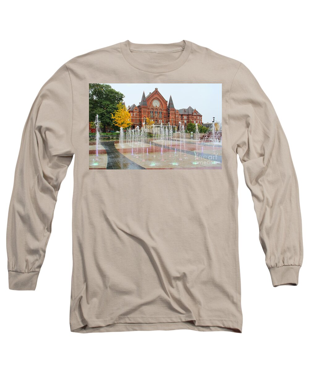 Cincinnati Music Hall Long Sleeve T-Shirt featuring the photograph Cincinnati Music Hall 0001 by Jack Schultz