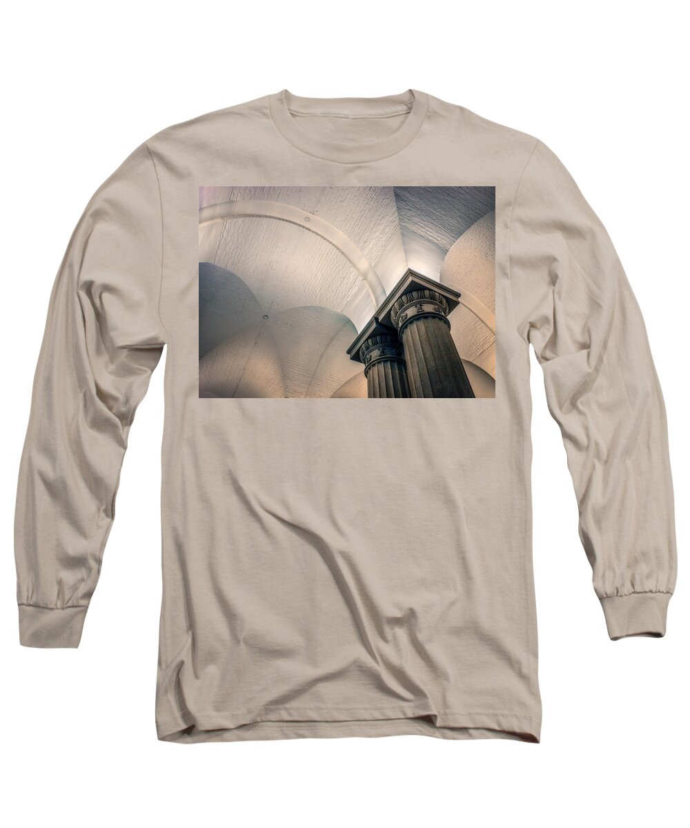 1903 Long Sleeve T-Shirt featuring the photograph Columns by Traveler's Pics
