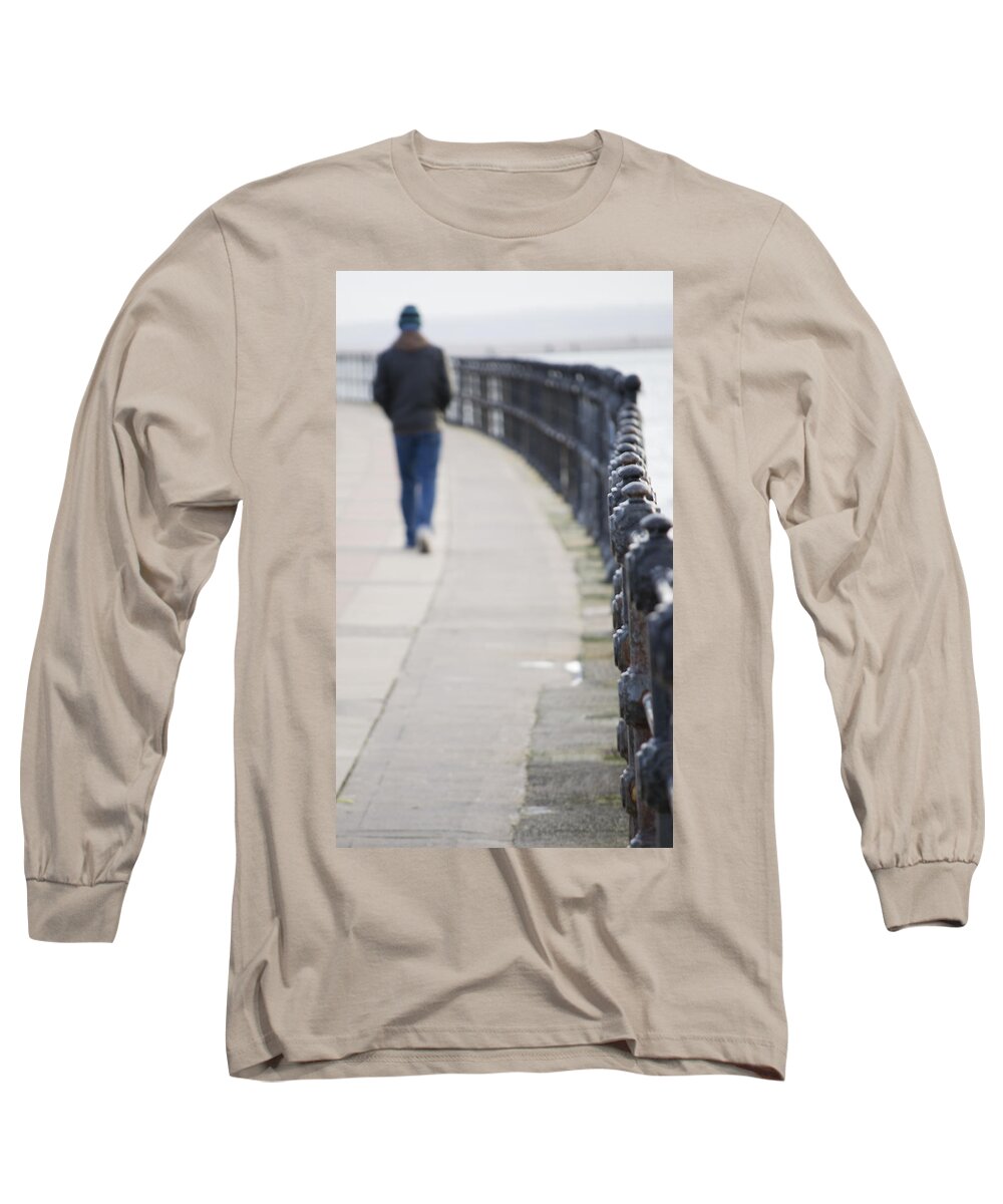 Walking Long Sleeve T-Shirt featuring the photograph December wandering by Spikey Mouse Photography