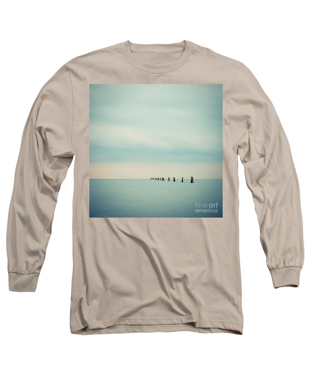 1x1 Long Sleeve T-Shirt featuring the photograph Dolphin by Hannes Cmarits
