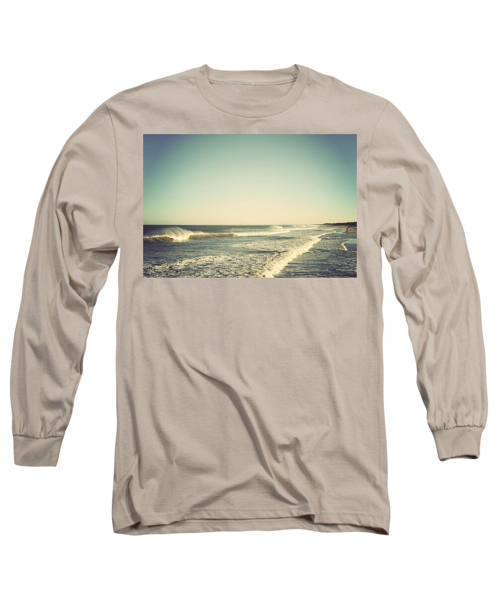 Terry Deluco Long Sleeve T-Shirt featuring the photograph Down the Shore - Seaside Heights Jersey Shore Vintage by Terry DeLuco