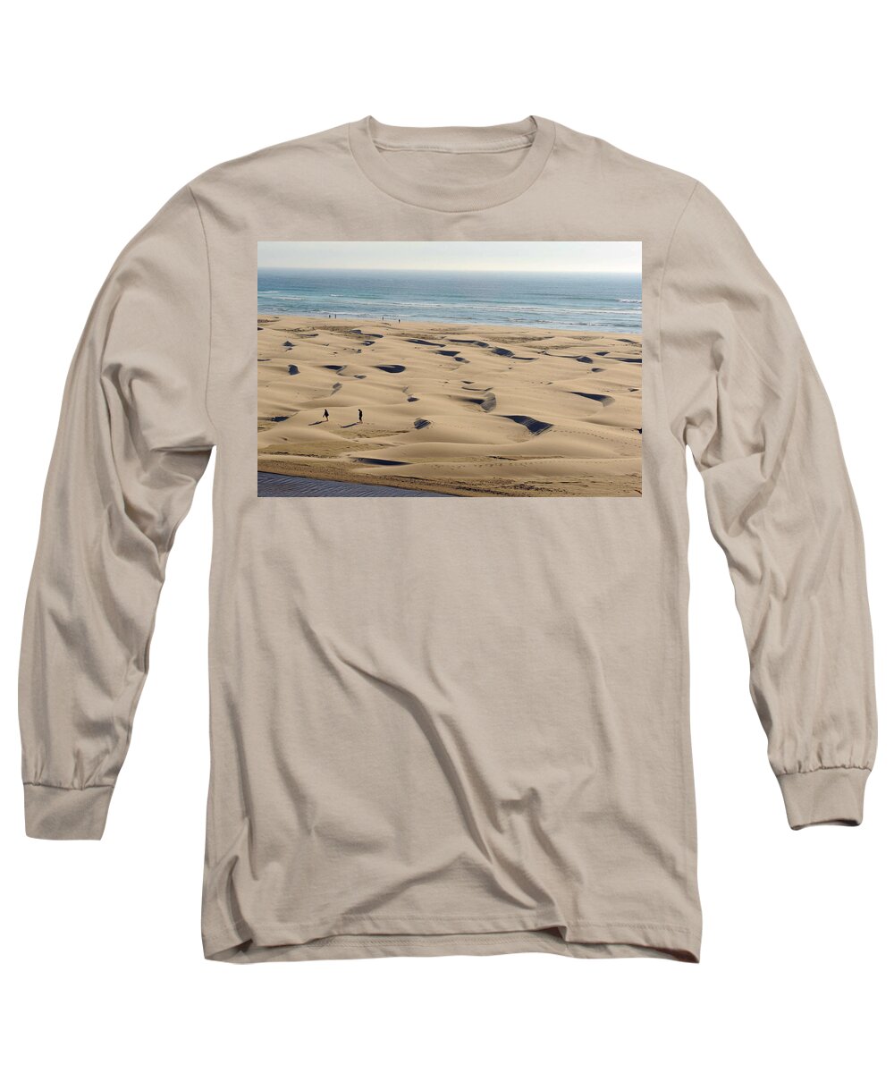 Home Long Sleeve T-Shirt featuring the photograph Dune Beach by Richard Gehlbach