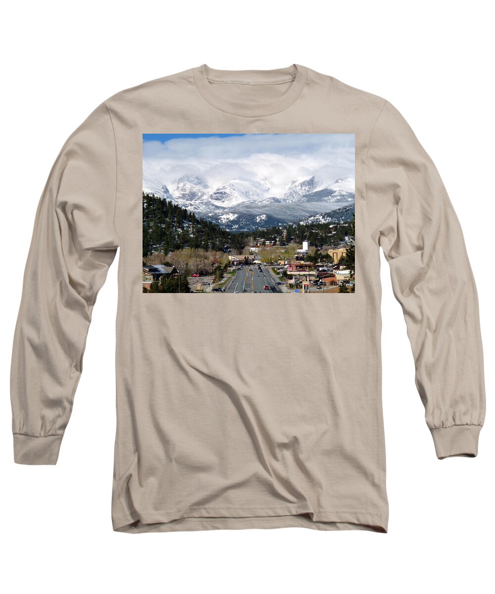Tranquil Long Sleeve T-Shirt featuring the photograph Estes Park in the Spring by Tranquil Light Photography