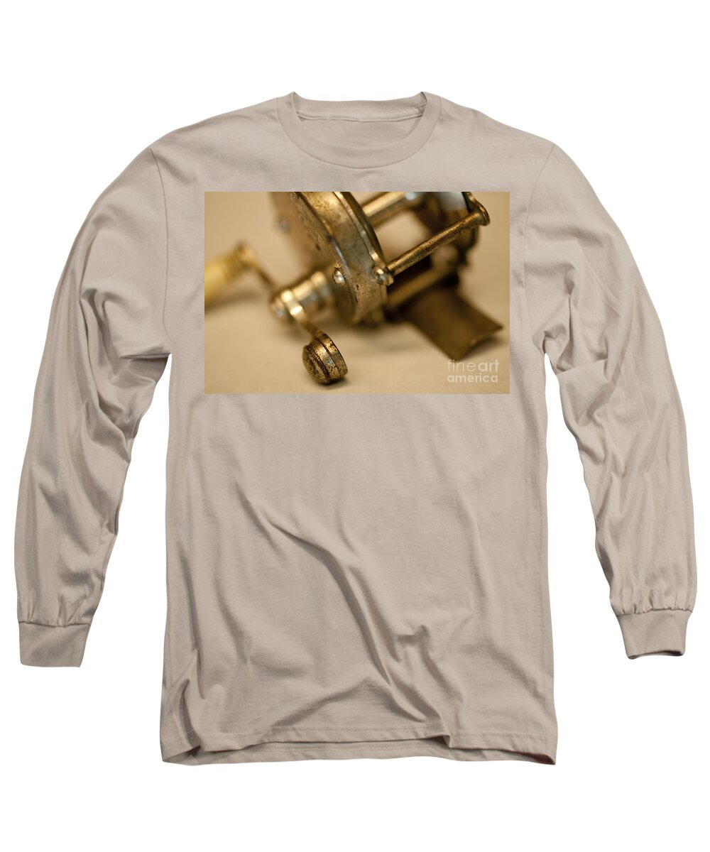 Fishing Reel Long Sleeve T-Shirt featuring the photograph Fishing Reel by Wilma Birdwell